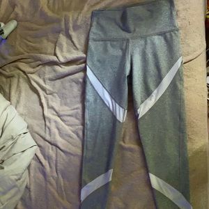 Grey/White mesh leggings